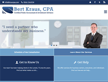 Tablet Screenshot of bertkrauscpa.com